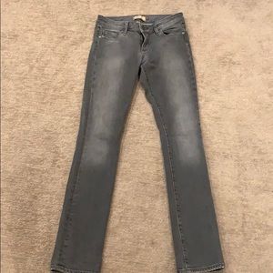 Paige gray skinny jeans
